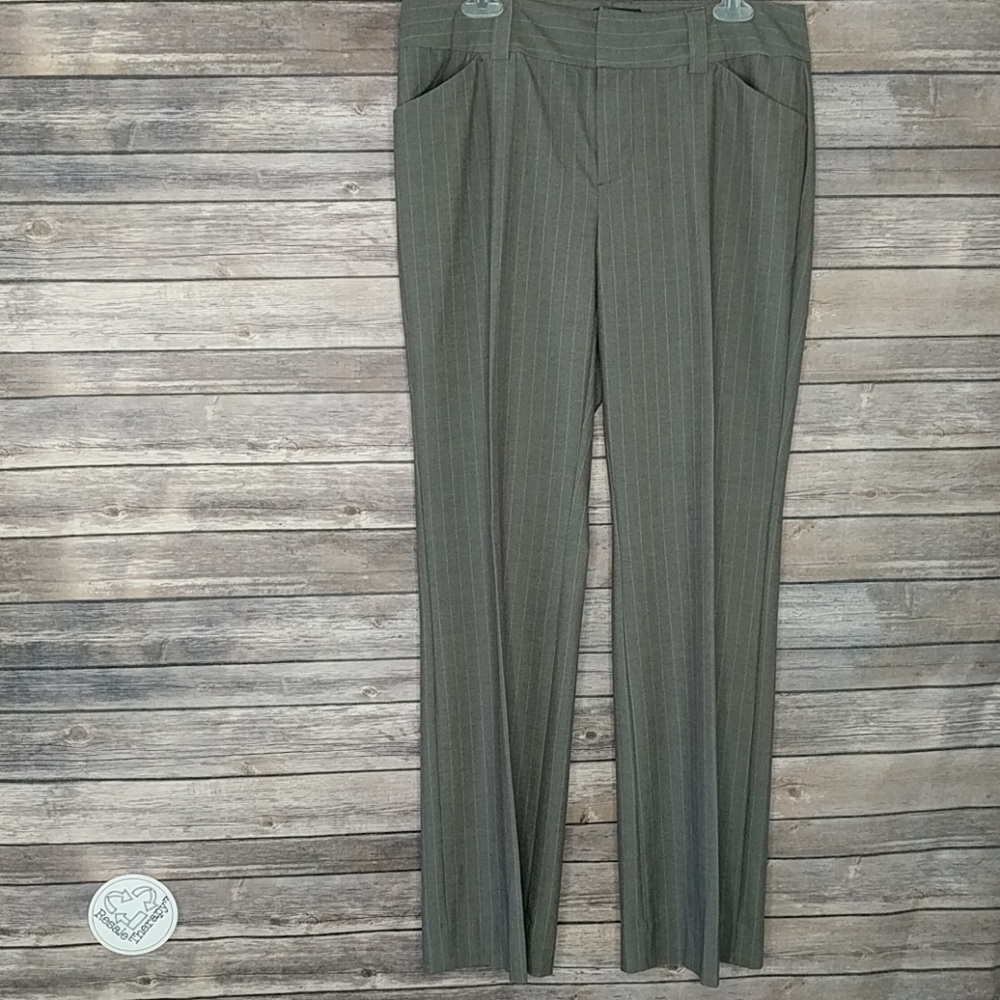 GAP Curvy Fit Flared Leg Pinstripe Slacks Size 12